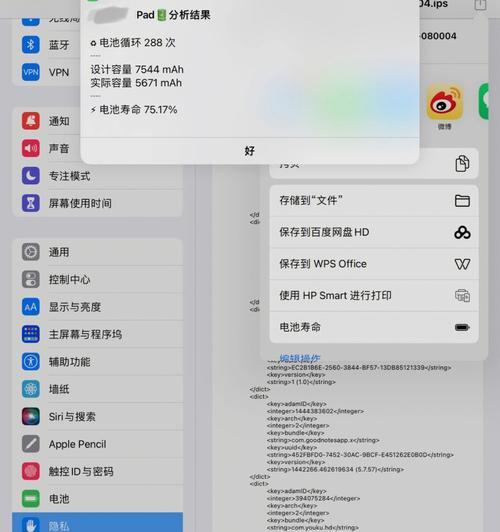 了解iPad电池健康状态的重要性（掌握iPad电池健康状态的方法及相关注意事项）