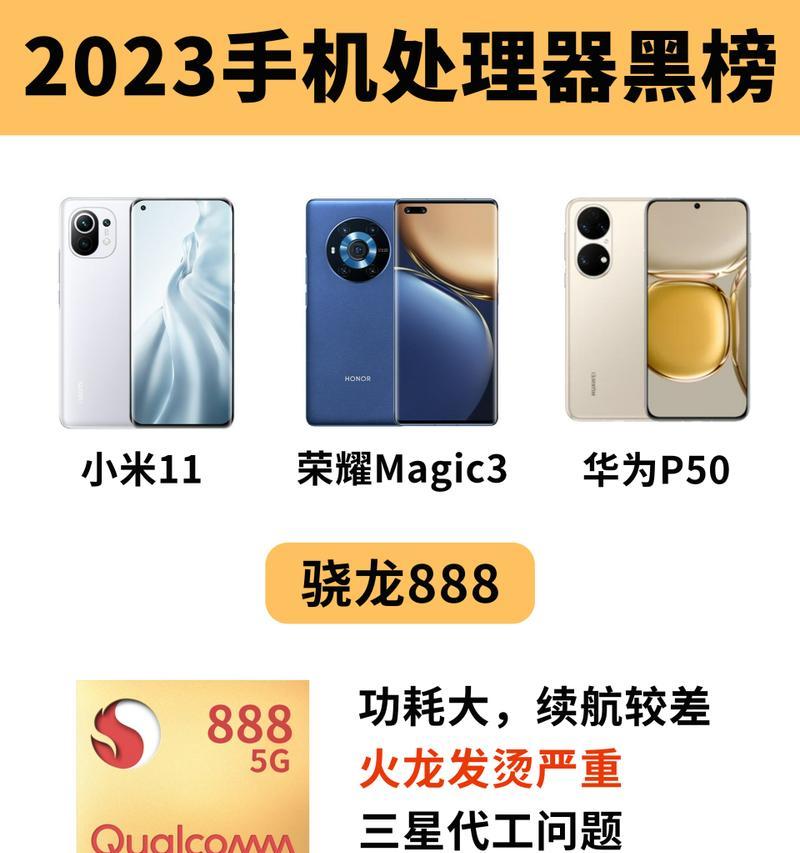 2023年手机处理器排行榜有哪些？性能最强的处理器是哪一个？